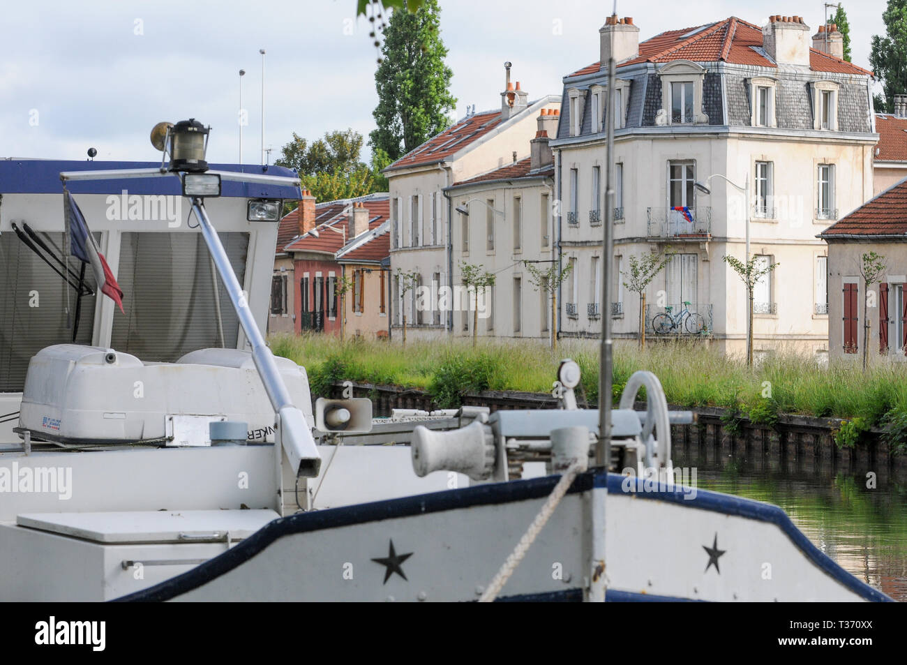 Meurthe canal, Nancy Lorraine, Grand-Est, Francia Foto Stock