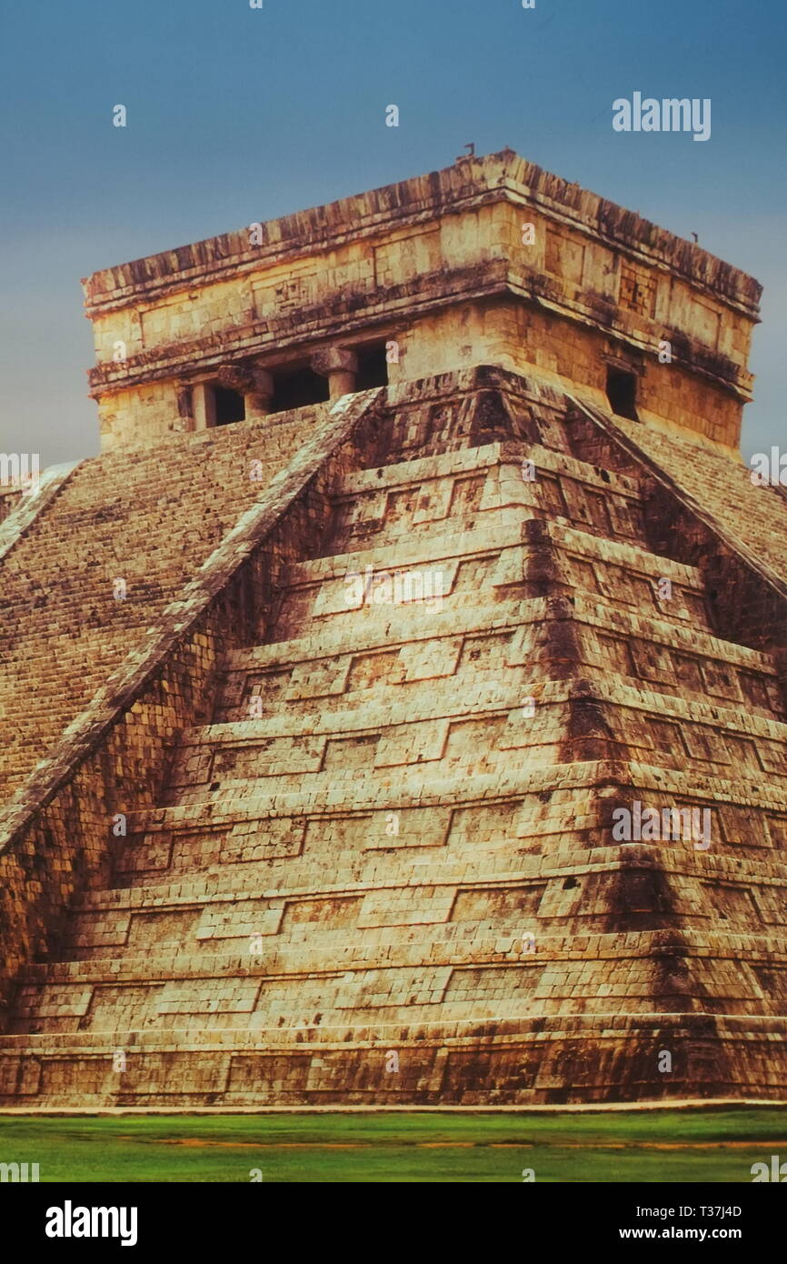 Chicen Itza piramide, Messico Foto Stock