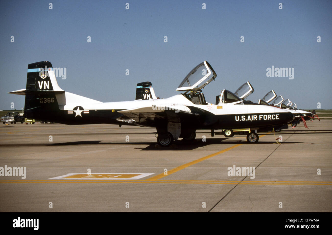 Il USAF United States Air Force Cessna T-37B Foto Stock