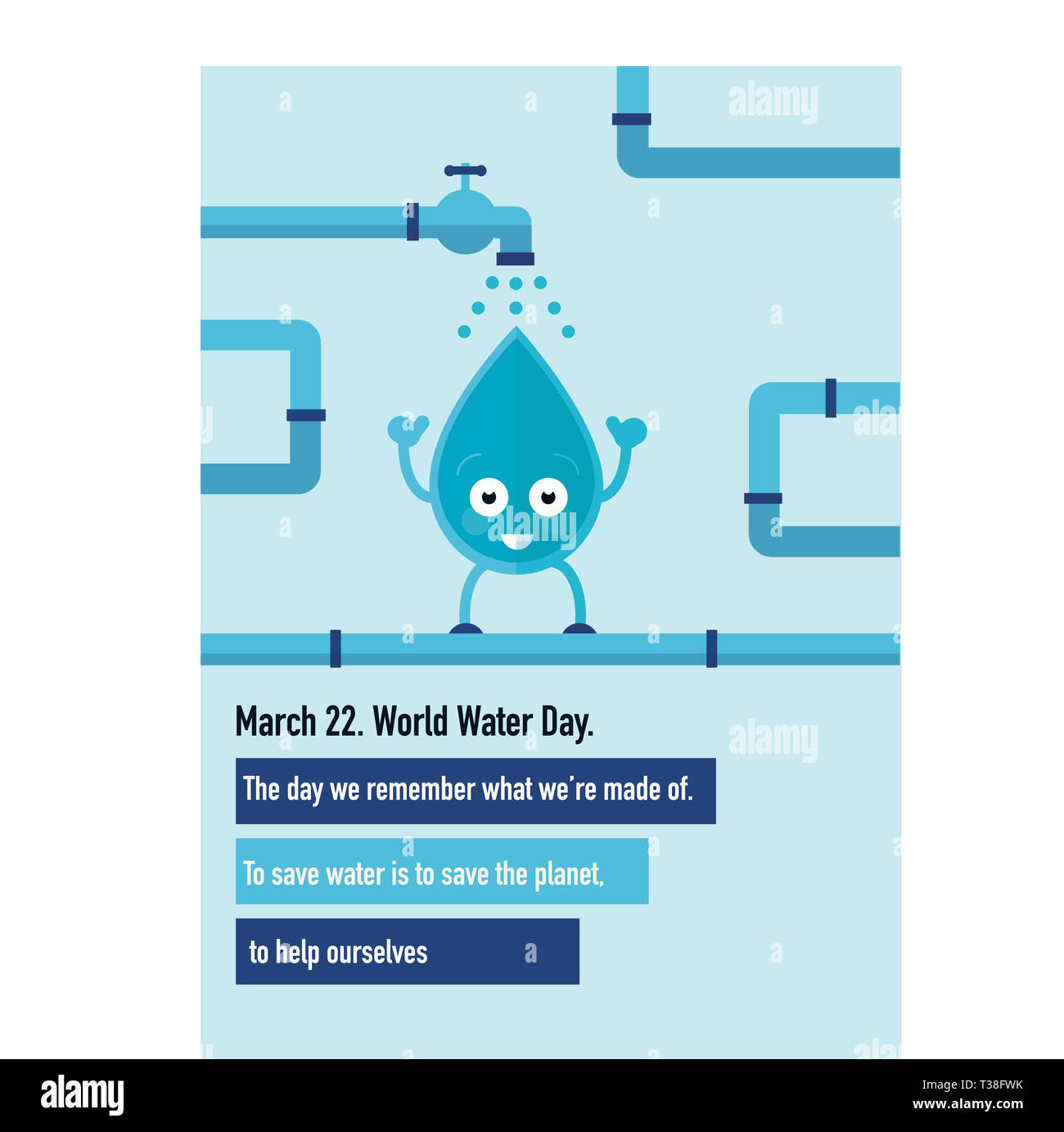 Mar 22 world acqua day-3 Foto Stock Mar 22 world acqua day-3 Foto Stock