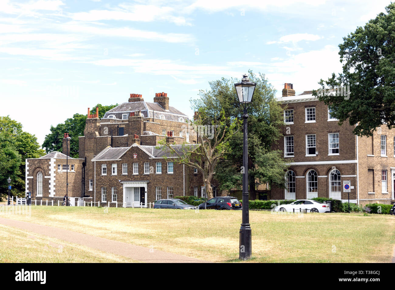 Il Paragon listed building, Paragon Campo, Blackheath, Royal Borough of Greenwich, Greater London, England, Regno Unito Foto Stock