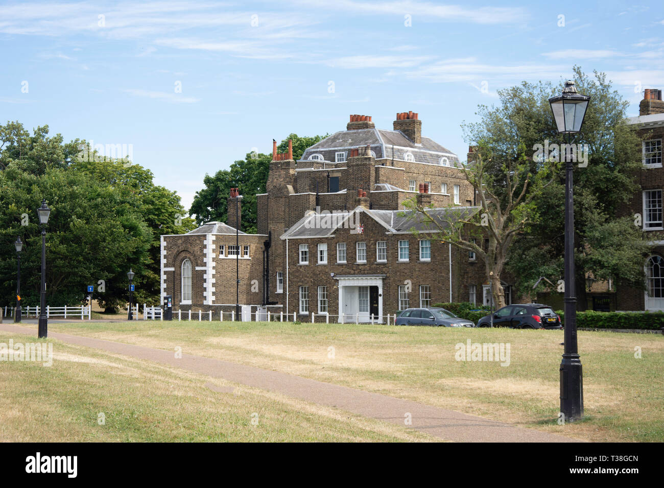 Il Paragon listed building, Paragon Campo, Blackheath, Royal Borough of Greenwich, Greater London, England, Regno Unito Foto Stock