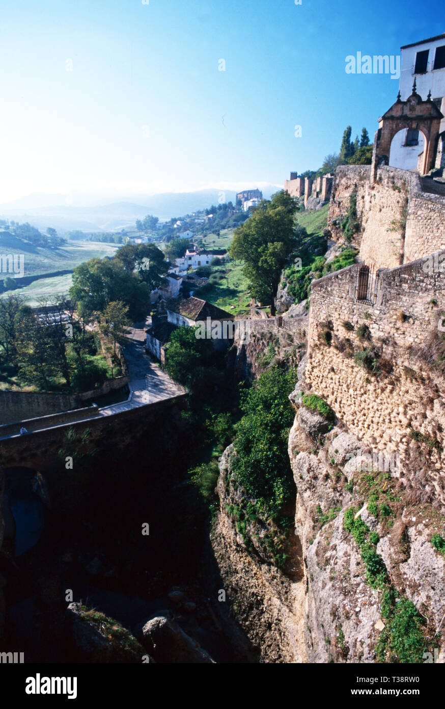 El Tajo Gorge,Ronda,Spagna Foto Stock