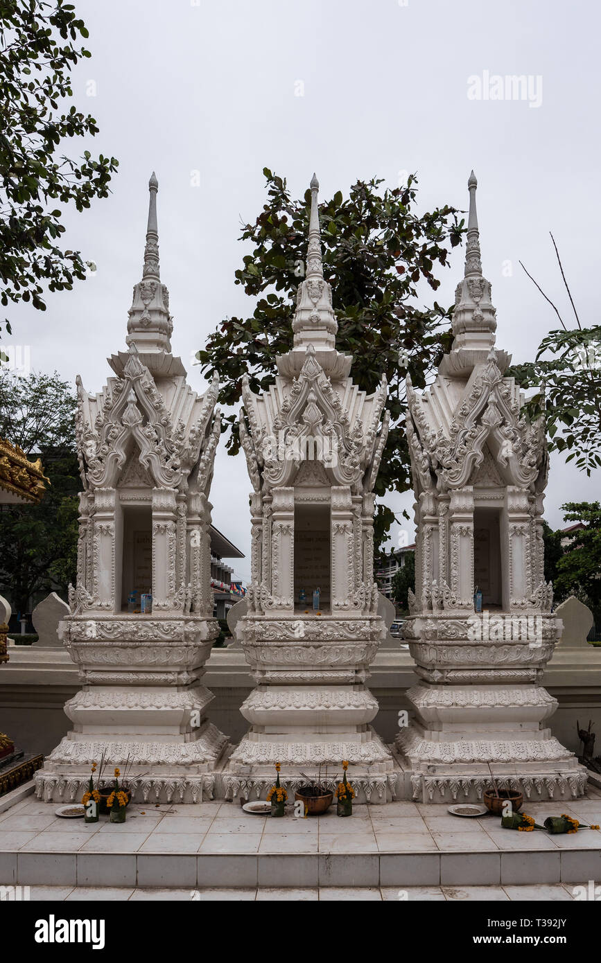 Wat Si Saket nella città di Vientiane, Laos. Foto Stock