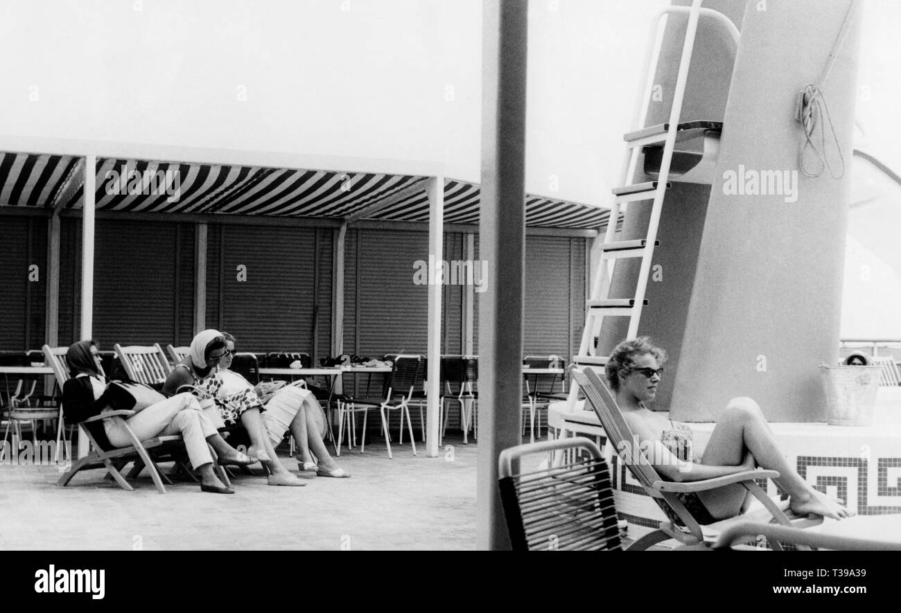 Piscina, appia traghetto, 1961 Foto Stock