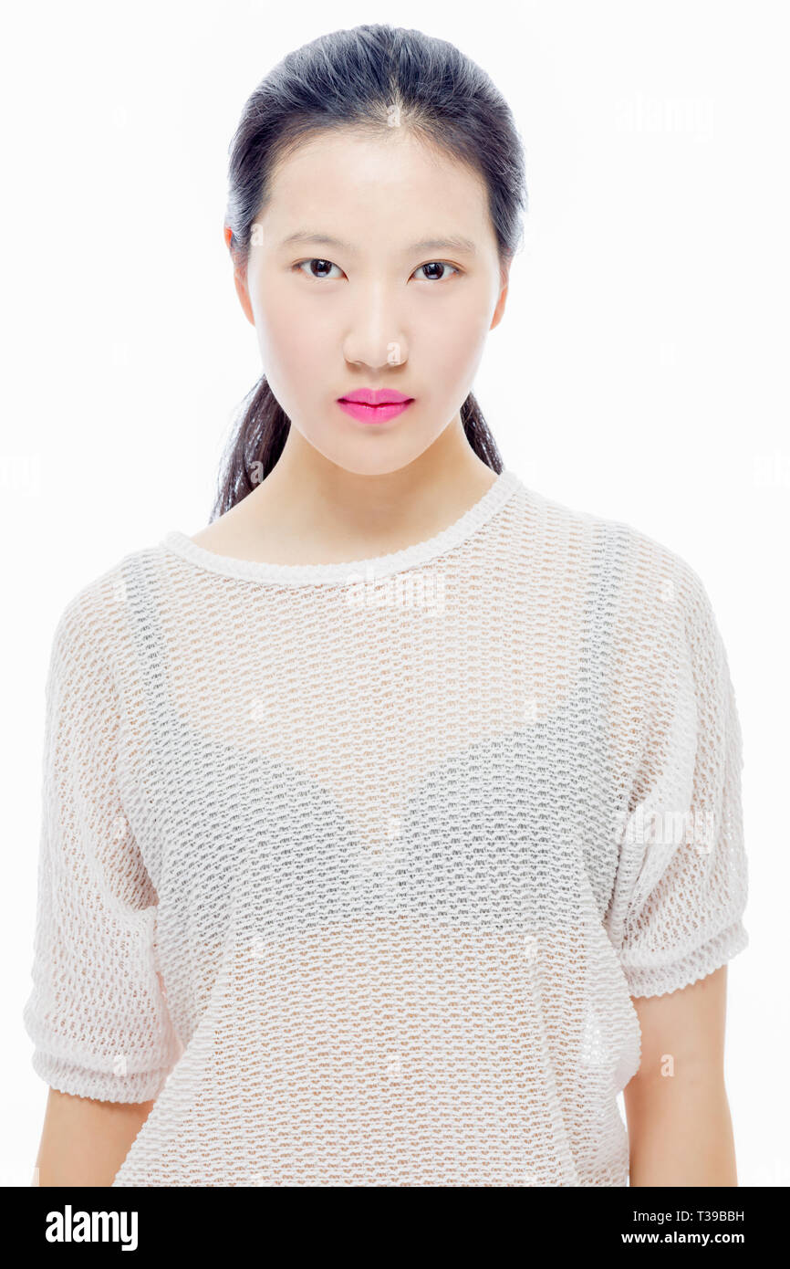 Ritratto di bellezza di Asian teenage high school girl Foto Stock