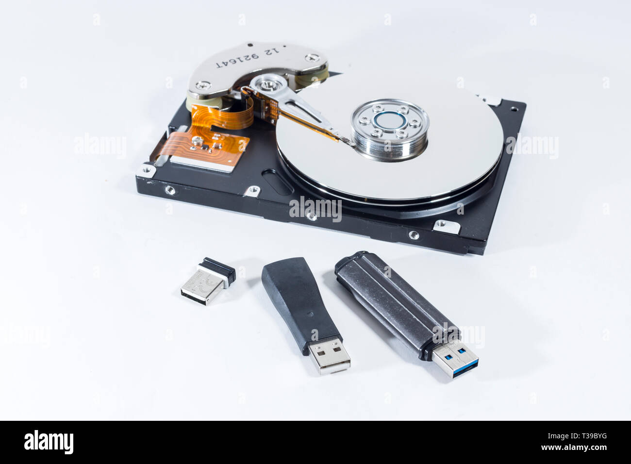 Il disco rigido del computer Foto Stock