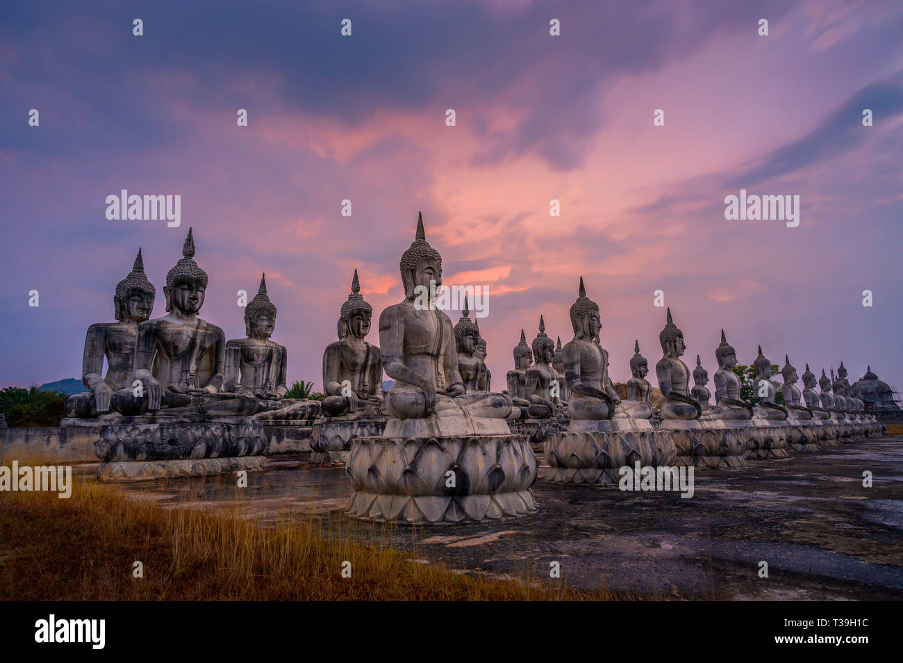 Nakhon Si Thammarat statua del Buddha della Thailandia Foto Stock