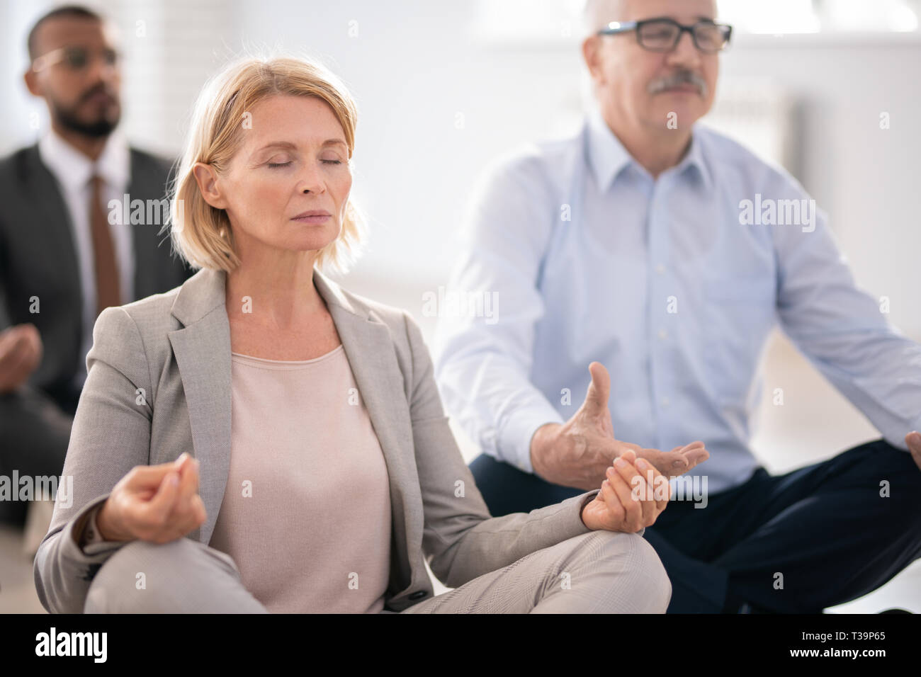 La meditazione e il resto Foto Stock