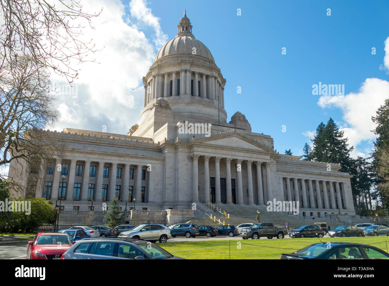Washington State Capitol o Legislative Building in Olympia, Washington. Foto Stock