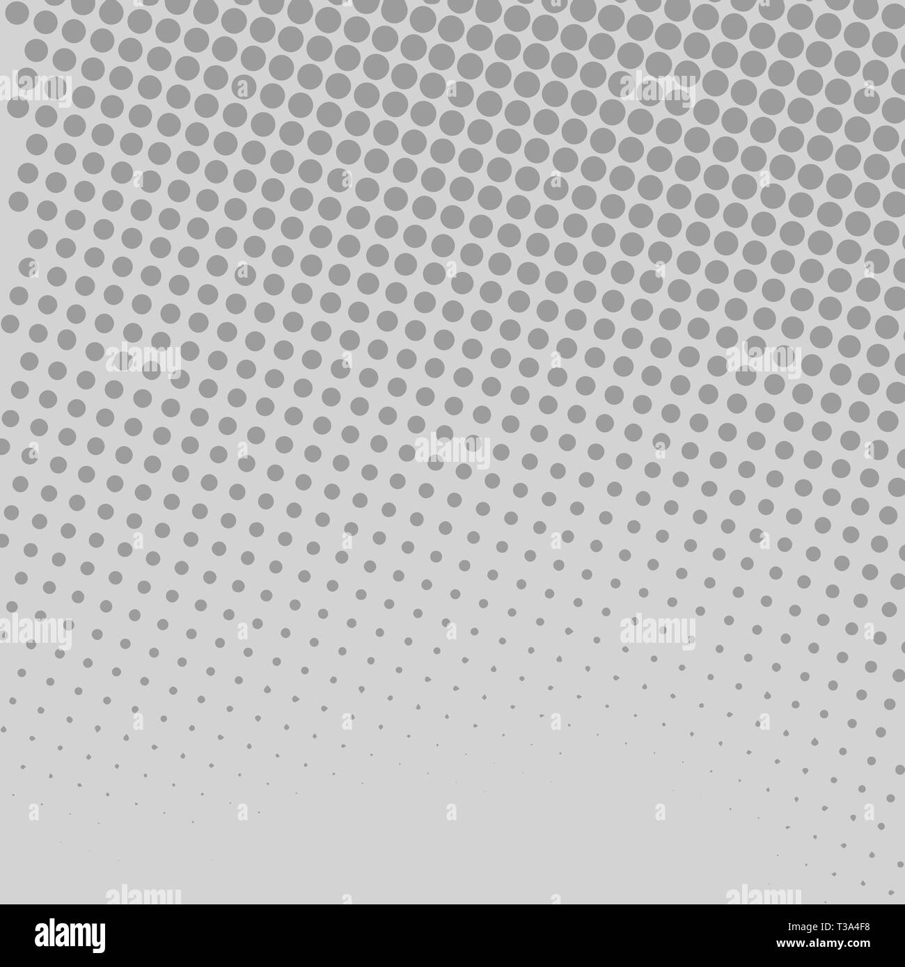 I mezzitoni in diverse dimensioni di punti che simula la fantasia del tono continuo business design concept vuoto spazio copia moderna sfondo astratto Illustrazione Vettoriale