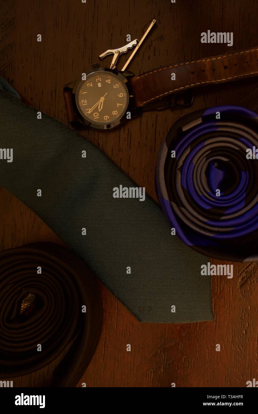 Mens Accessori Moda Foto Stock