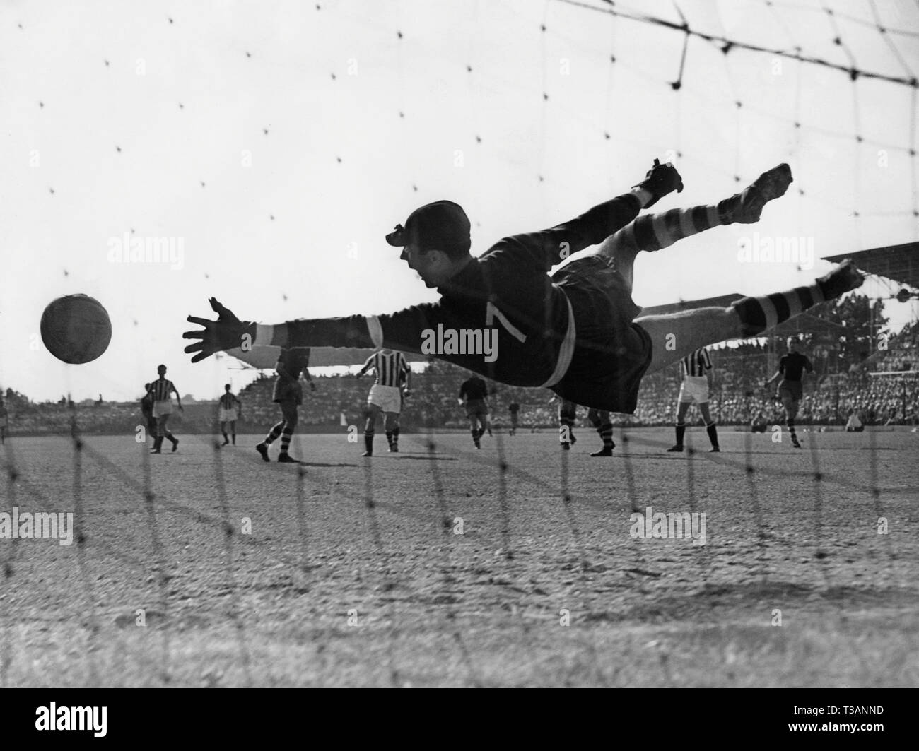 Calcio, 1951 Foto Stock