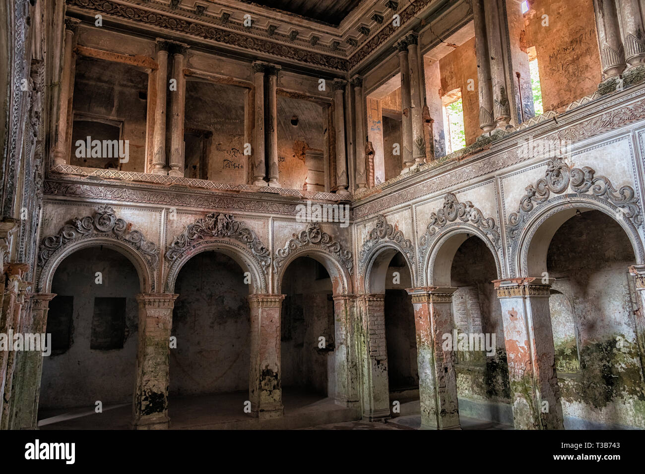 Gli antichi edifici della città Panam, Sonargaon, Narayanganj, Divisione di Dhaka, Bangladesh Foto Stock