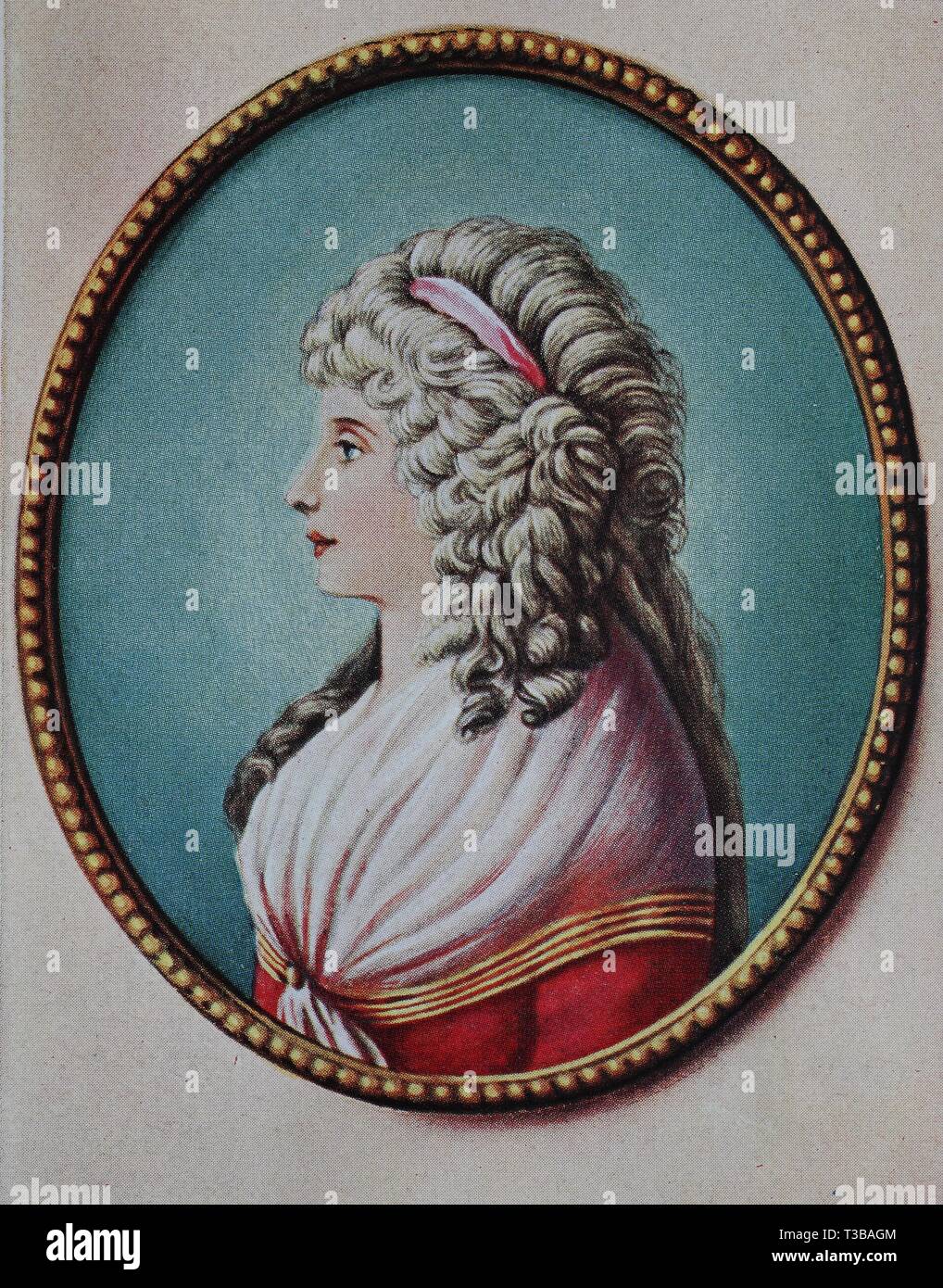 Charlotte Albertine Ernestine von Stein, Charlotta Anche Ernestina Bernadina von Stein, nata von Schardt, 1742-1827, una dama di corte in Foto Stock