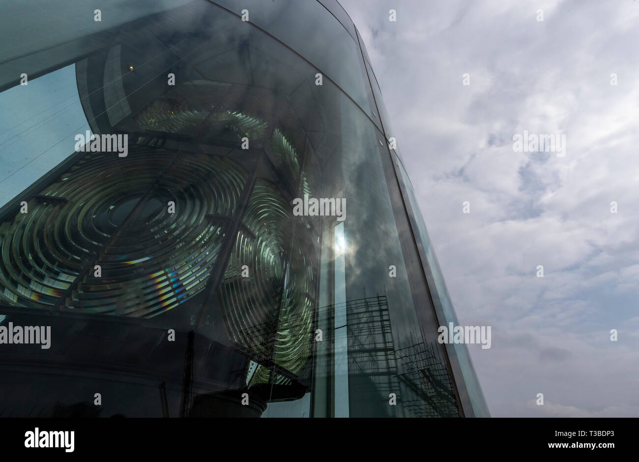 La grande luce e Titanic passerella aperto al pubblico. Belfast, Irlanda del Nord Foto Stock