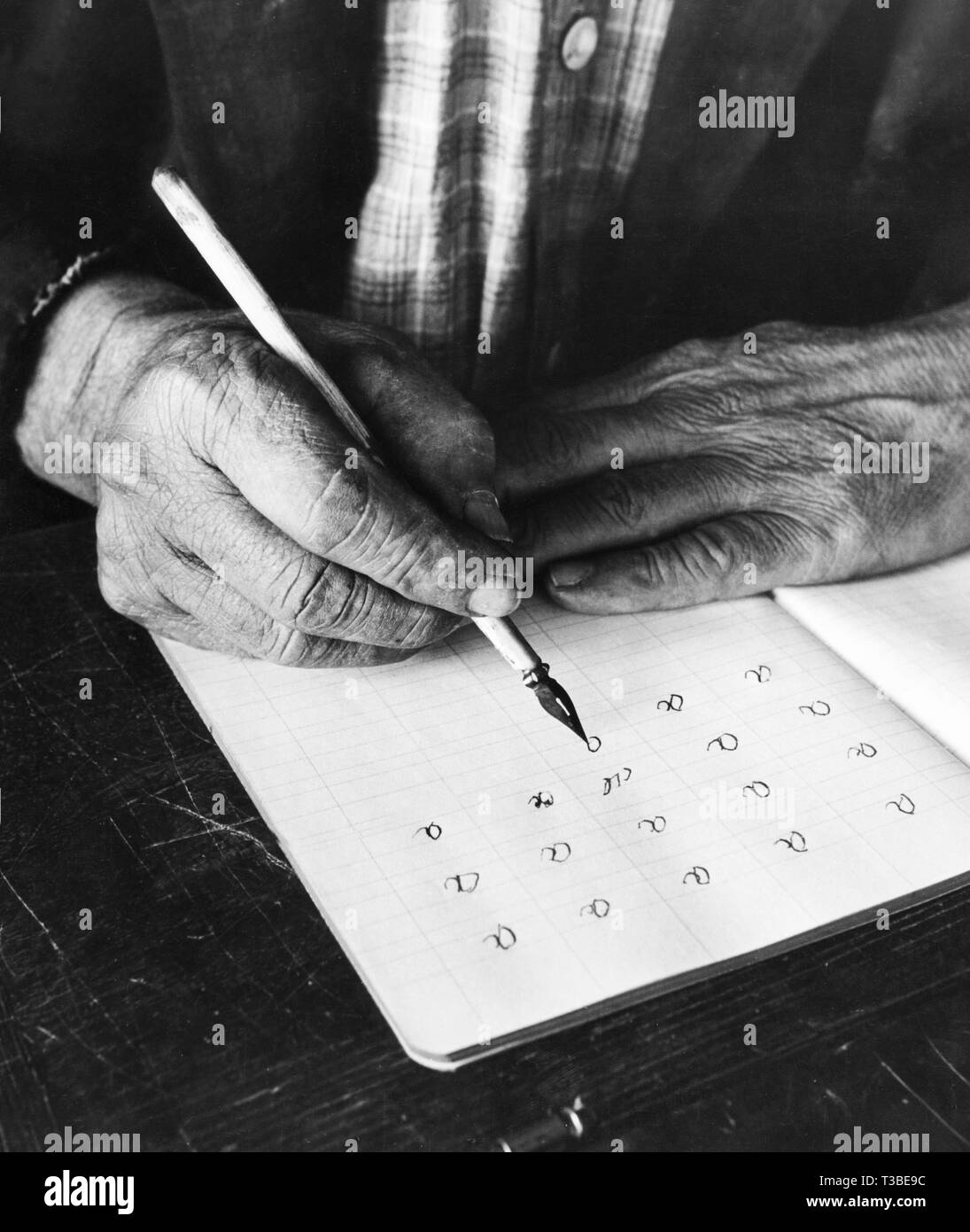 L' analfabetismo, 1952 Foto Stock