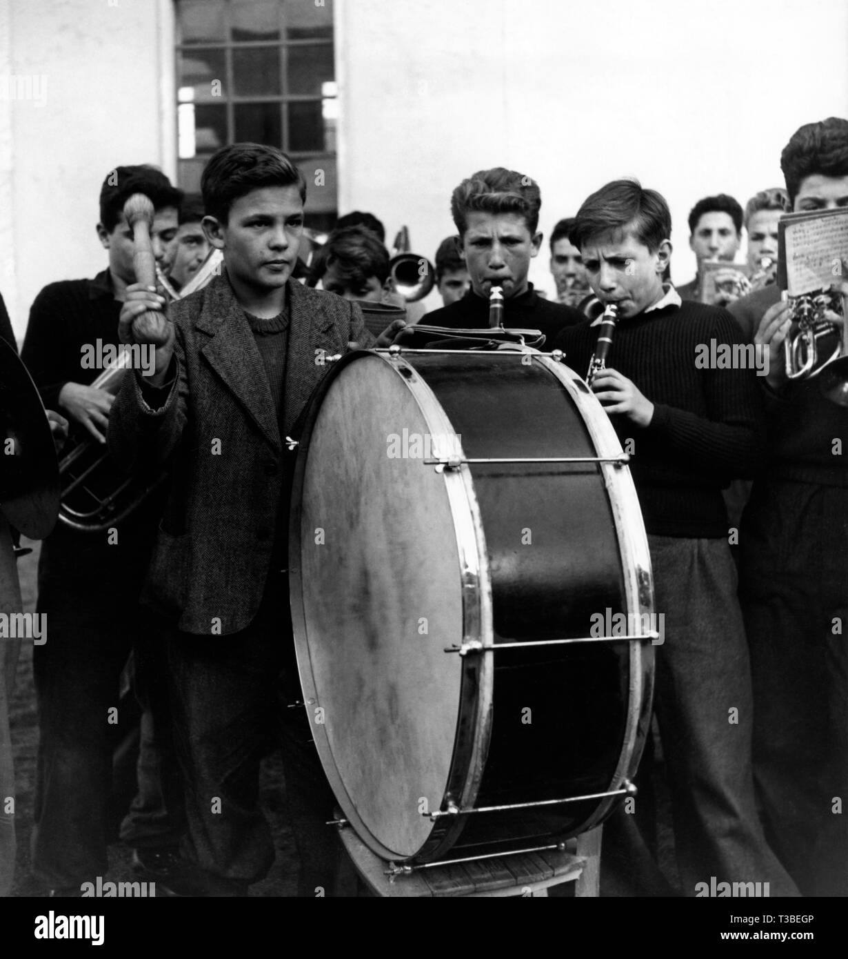 Banda di giovani musicisti, 1952 Foto Stock