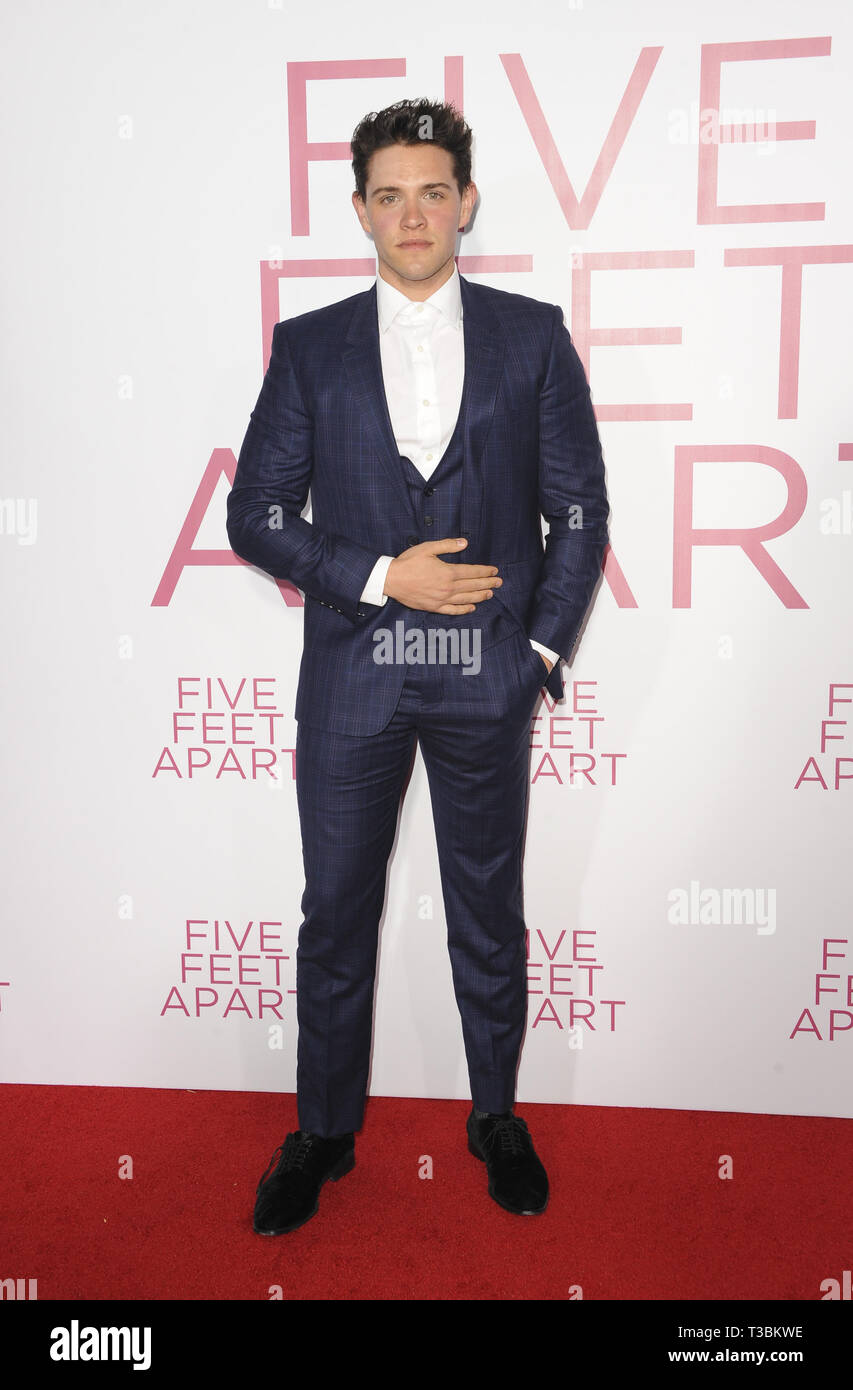 Premiere del film Cinque Piedi separatamente con: Casey Cott dove: Los Angeles, California, Stati Uniti quando: 07 Mar 2019 Credit: Apega/WENN.com Foto Stock