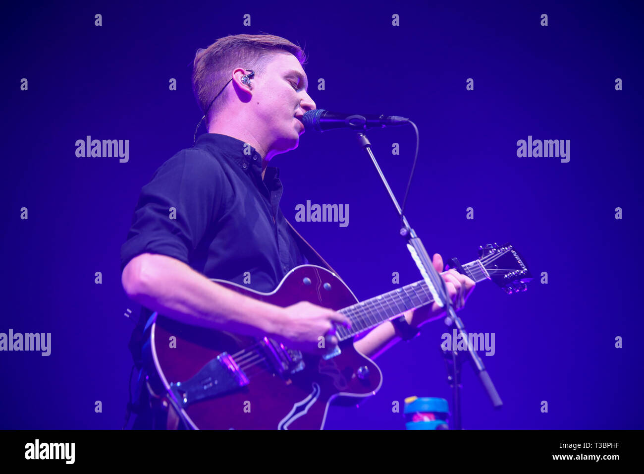 George Ezra ha dato dei calci a fuori il suo primo tour arena a Newcastle all'utilita Arena il concerto era completamente esaurito con: George Esdra dove: Newcastle, Regno Unito quando: 07 Mar 2019 Credit: WENN.com Foto Stock