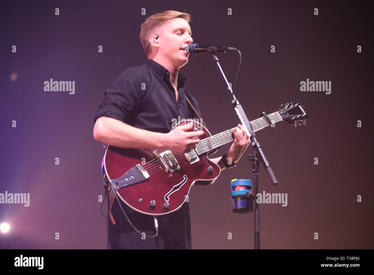 George Ezra ha dato dei calci a fuori il suo primo tour arena a Newcastle all'utilita Arena il concerto era completamente esaurito con: George Esdra dove: Newcastle, Regno Unito quando: 07 Mar 2019 Credit: WENN.com Foto Stock