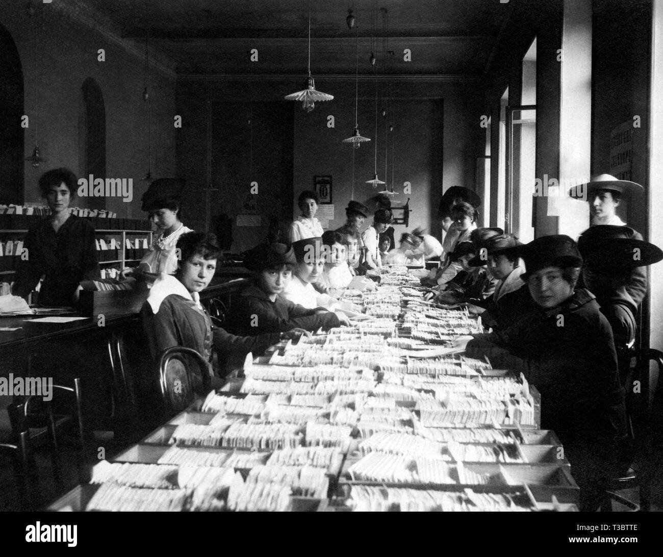 I file di Office per i militari news 1917 Foto Stock