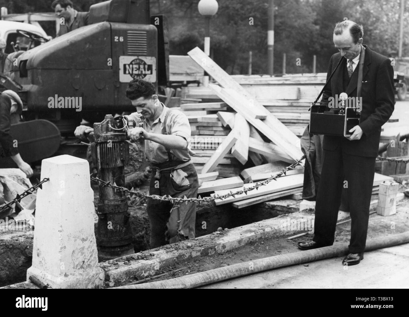 Le misurazioni del rumore, 1960 Foto Stock