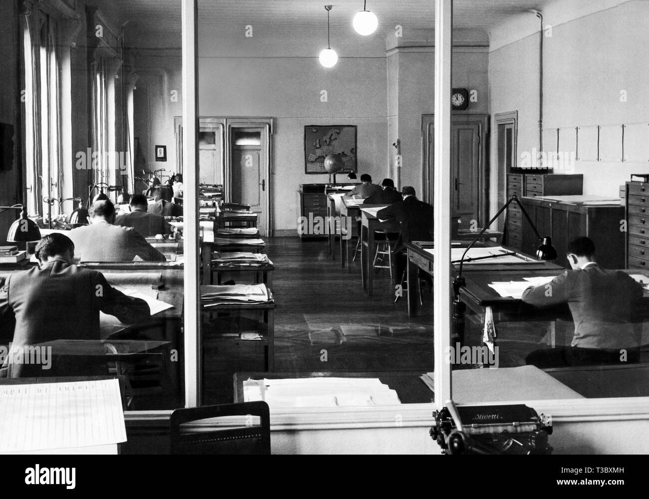 Ufficio cartografica, 1954 Foto Stock