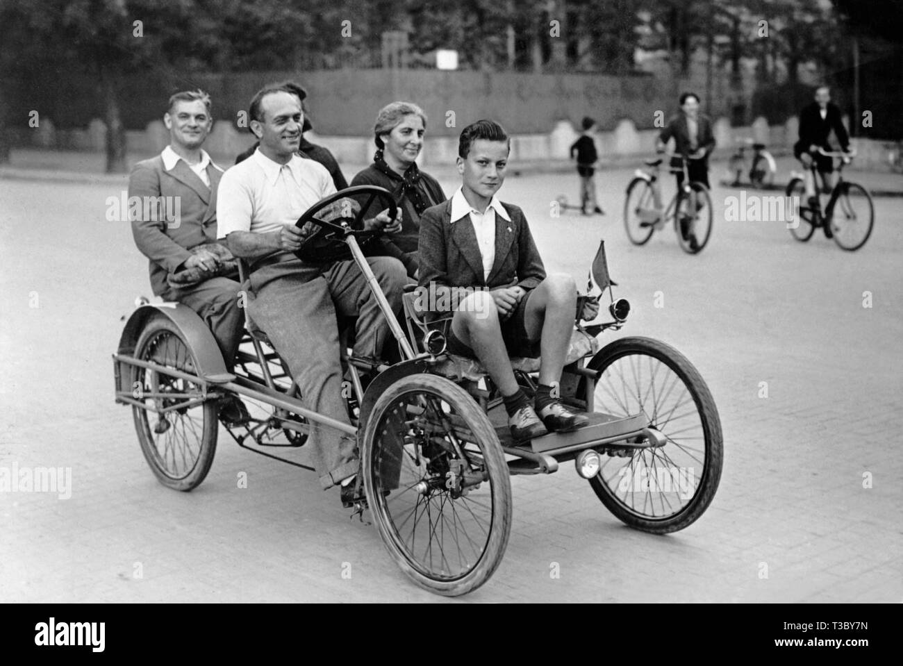 Quadriciclo, 30s Foto Stock