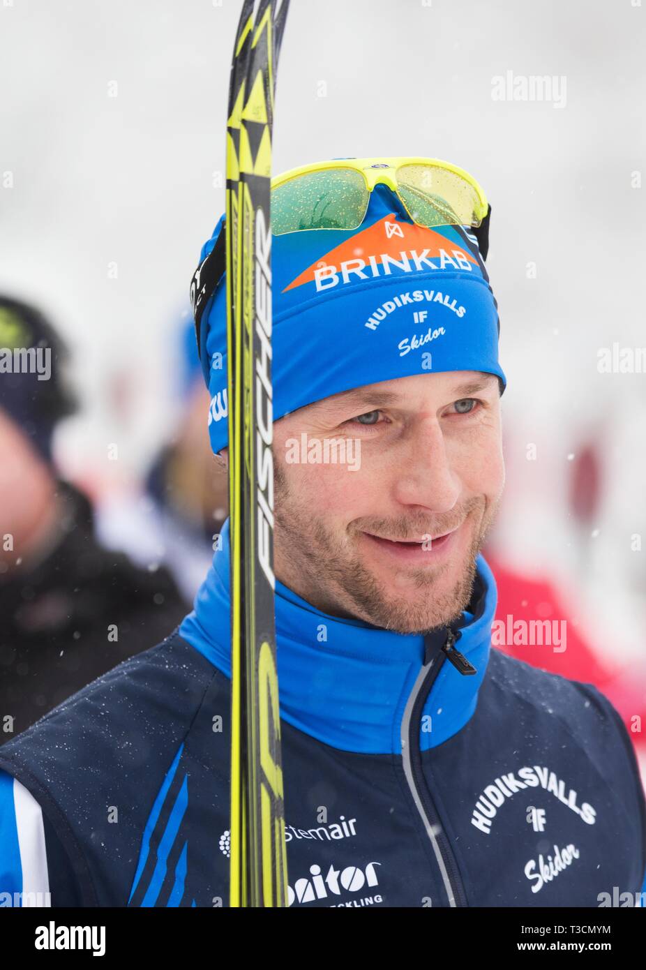 20150131 ÅNNABODA SM veckan ho Ånnaboda, Örebro, 10 km fristil. Anders Södergren, Hudiksvalls SE. Foto Jeppe Gustafsson Foto Stock