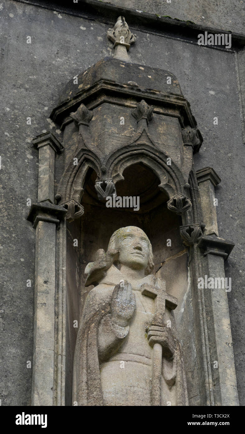 Aspetto della facciata esterna della Trinità San Davide del campus dell'Università del Galles a Lampeter,Galles,UK Foto Stock