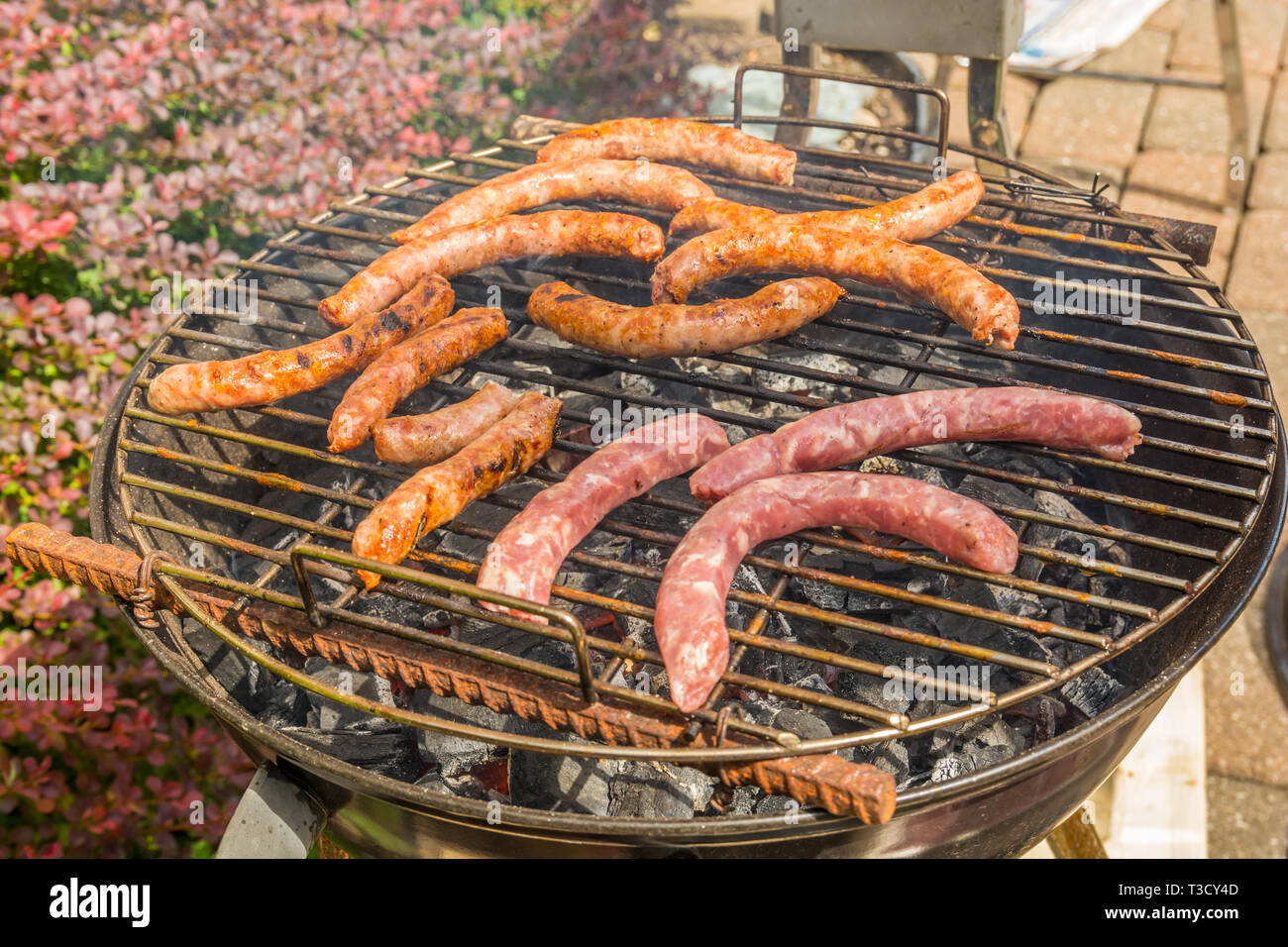 Popolari piatti italiani brace Foto Stock