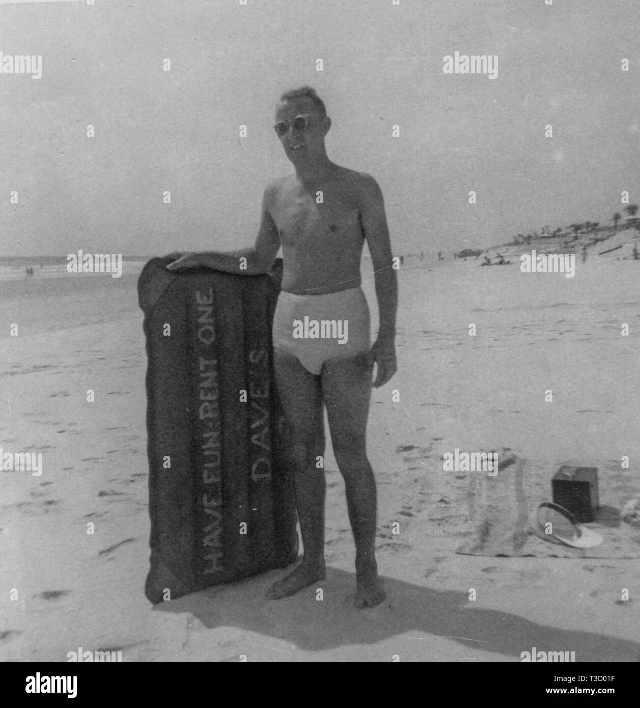 Ogni anno 1948-1966 da un gruppo di amici e famiglia caravaned dal Tennessee a Daytona Beach, in Florida per due settimane di divertimento al sole. Foto Stock