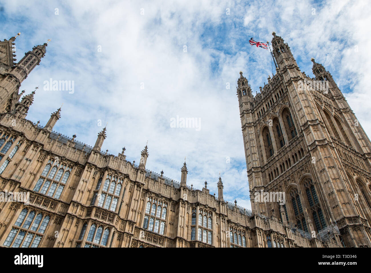 Big Ben al Palazzo di Westminster London REGNO UNITO Foto Stock