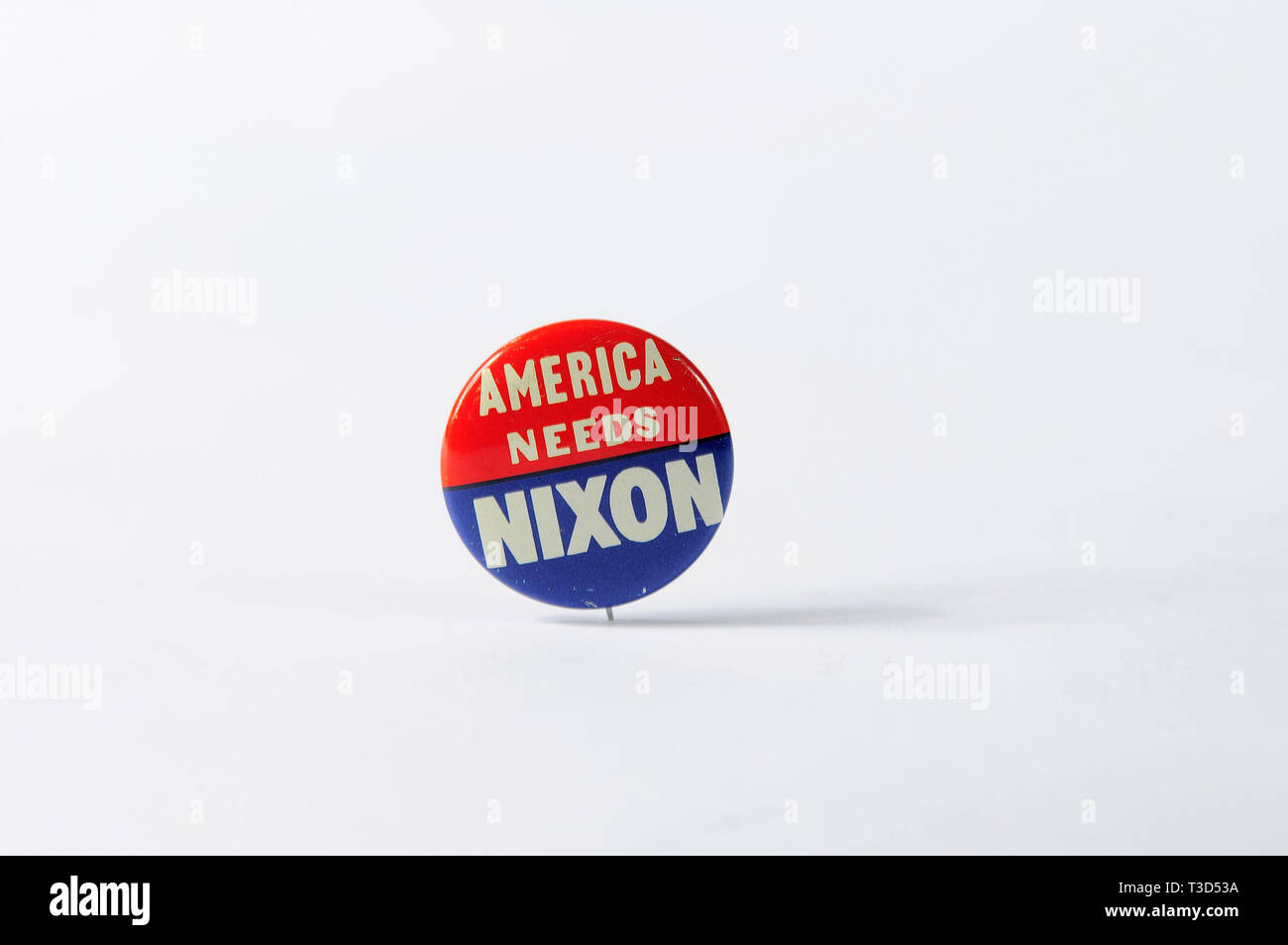Una campagna politica pulsante per Richard Nixon per il Presidente degli Stati Uniti Foto Stock