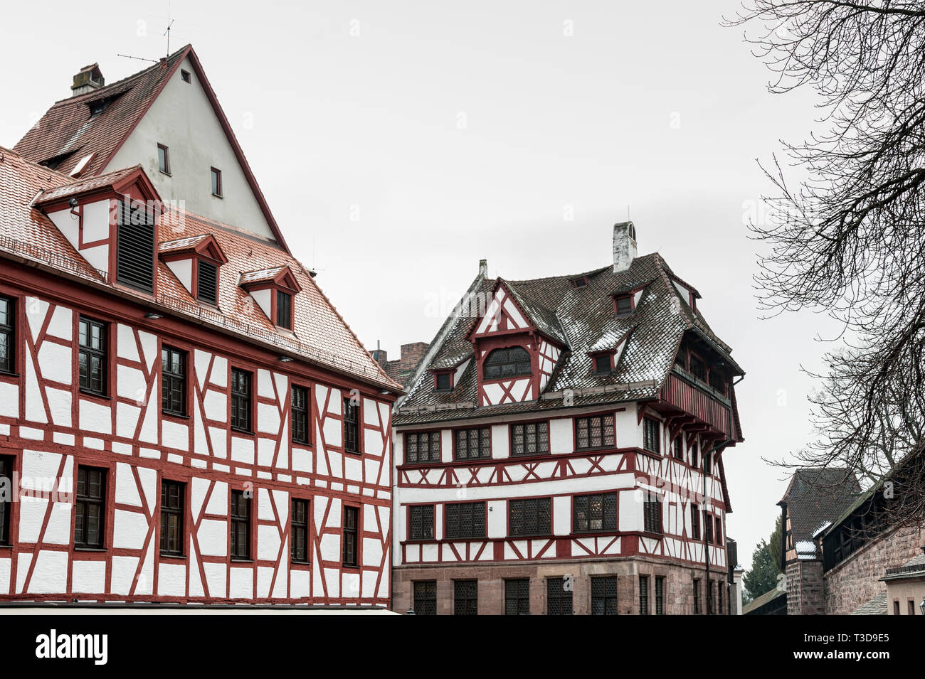 Albrecht Durer's House. Un famoso edificio della città - Norimberga - Germania Foto Stock