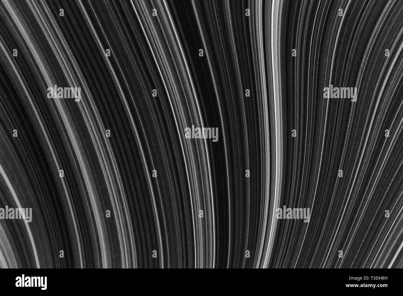 Abstract di nero e sfondo bianco con linee lisce Foto Stock