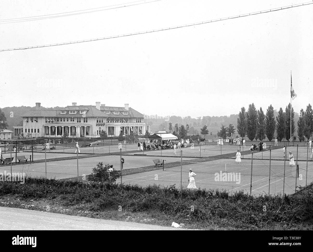 1917 Foto di Columbia Country Club - Columbia Country Club Campi da Tennis Foto Stock