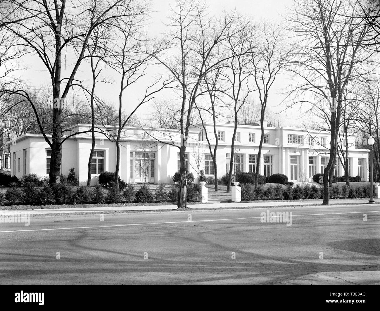 Una nuova vista esterna del recentemente costruito Ambasciata Venezuelana in Washington, D.C. ca. 1939 Foto Stock