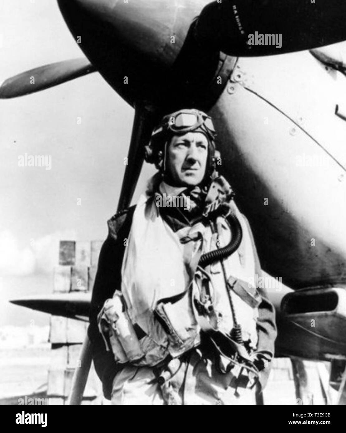 La storia di Malta 1953 J. Arthur Rank film produzione con Alec Guinness come volo Lt. Peter Ross Foto Stock