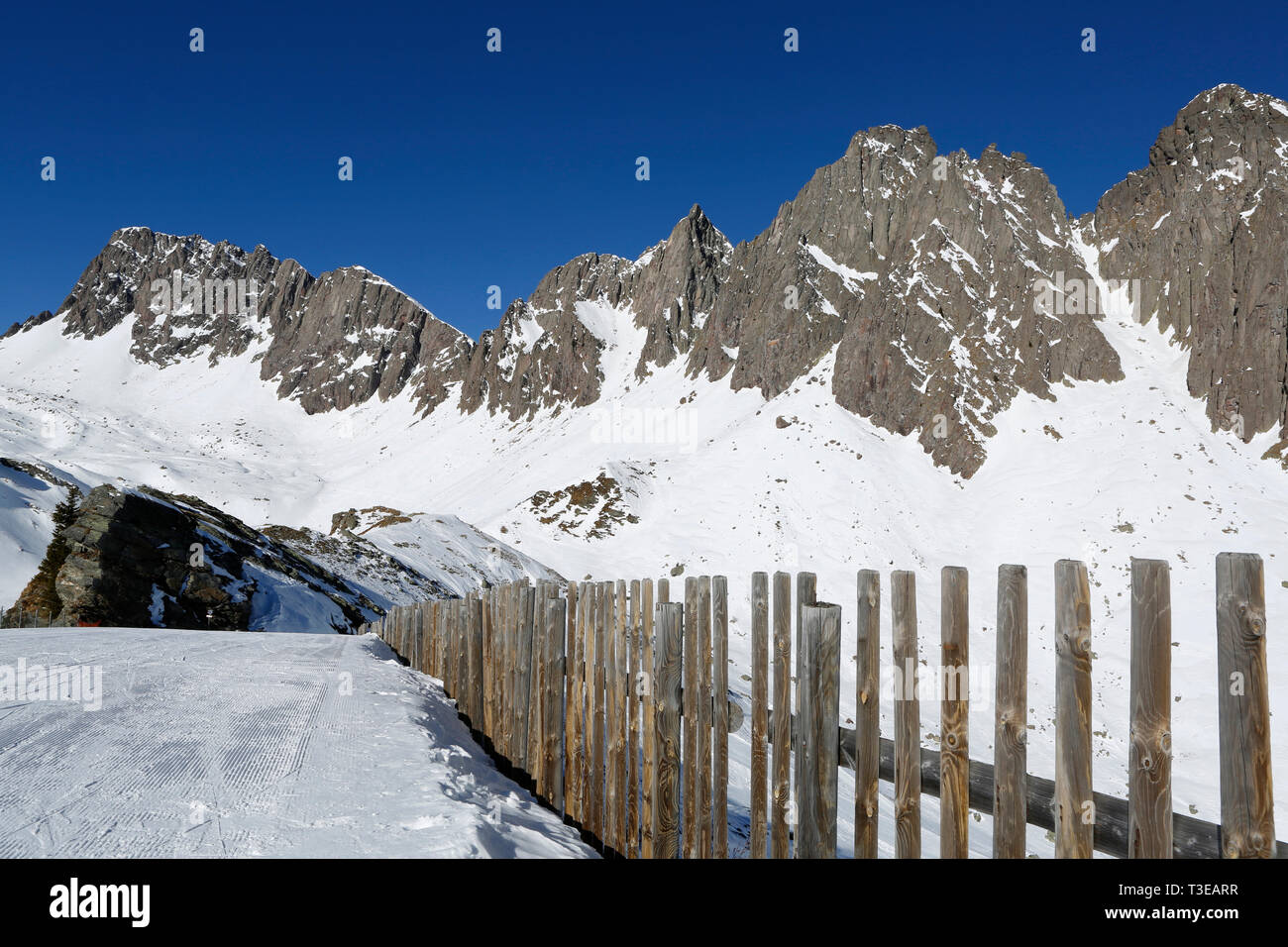 Tognola,Skigebiet,San Martino di Castrozza,Trentino, Italien,Europa Foto Stock