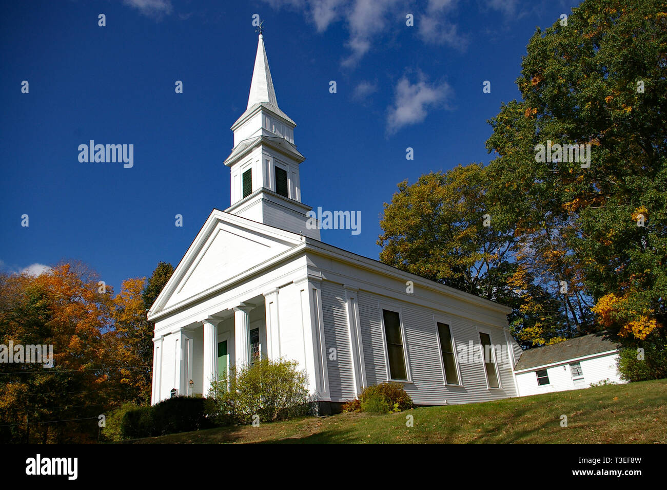 La Nuova Inghilterra Chiesa Foto Stock