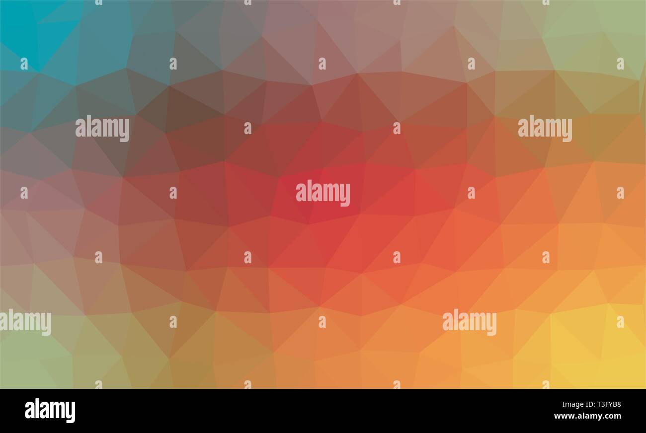 Abstract gradiente geometrico texture di sfondo, sfumature colorate, bassa poli modello triangolo, computer grafica, illustrazione Illustrazione Vettoriale