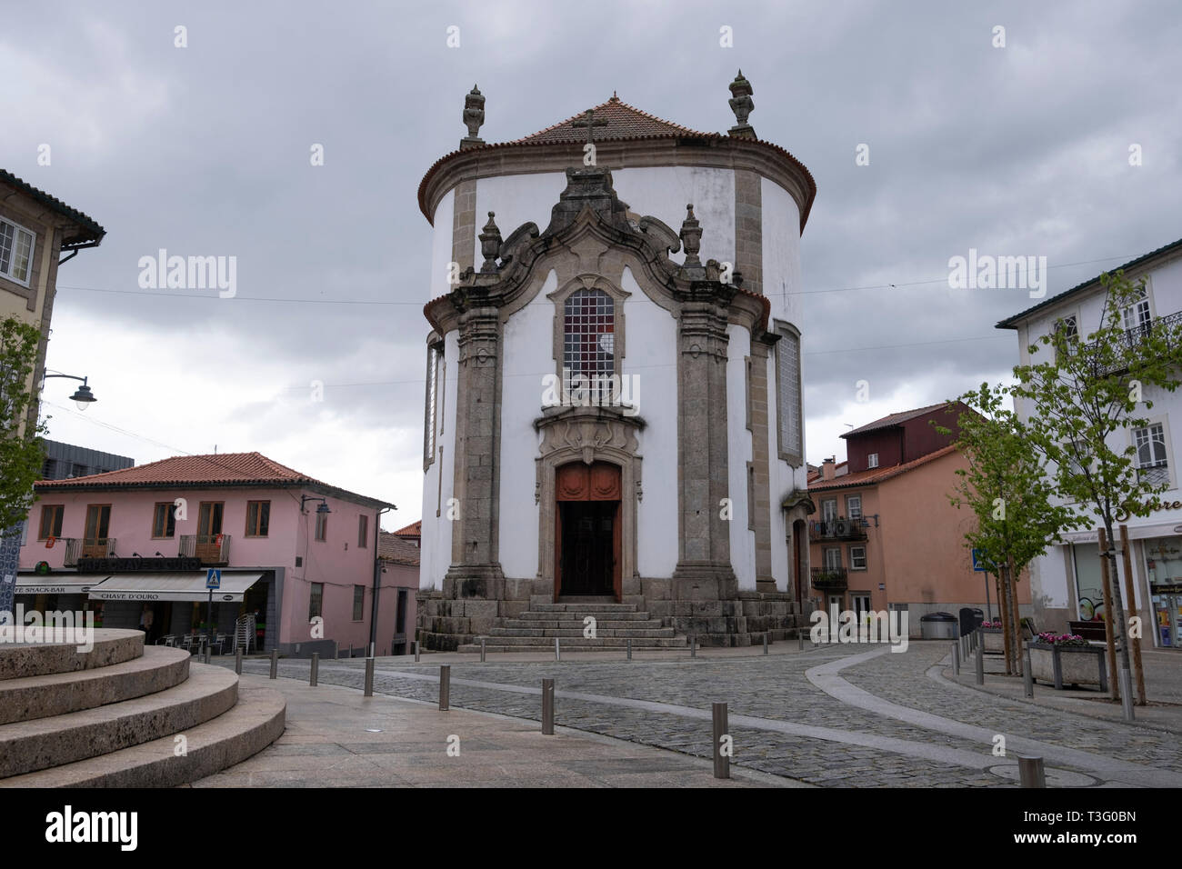 Igreja da Lapa Paroquial de Arcos de Valdevez, Portogallo, Europa Foto Stock