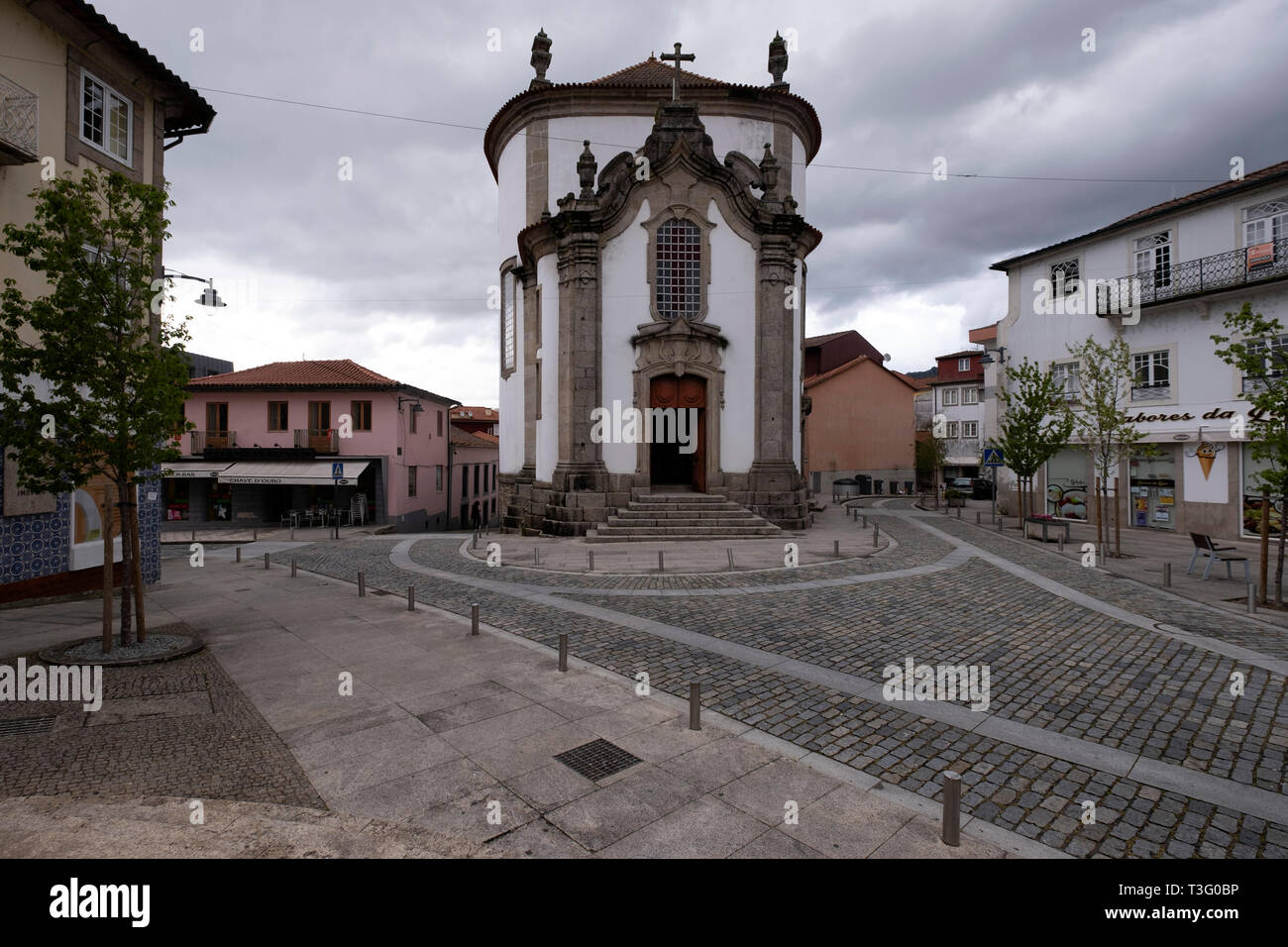 Igreja da Lapa Paroquial de Arcos de Valdevez, Portogallo, Europa Foto Stock