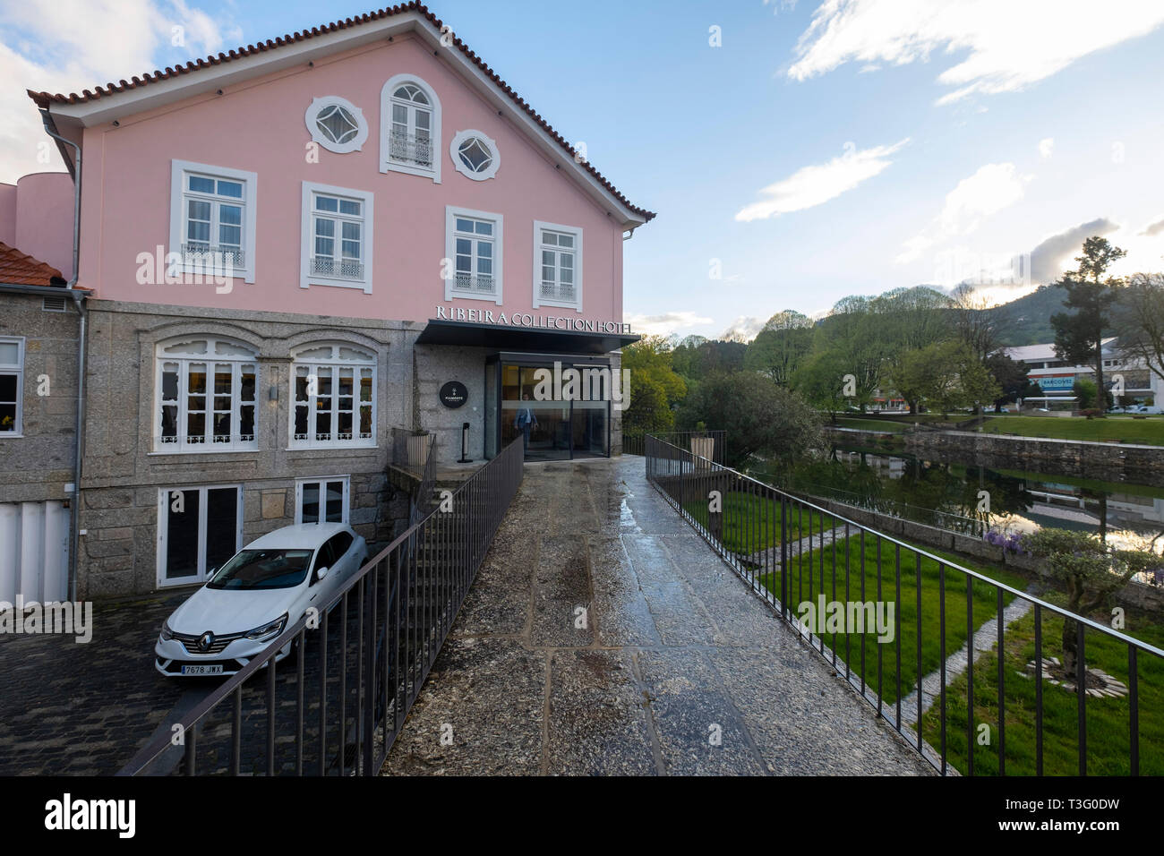 Ribeira Collection Hotel a Arcos de Valdevez, Minho, Portogallo, Europa Foto Stock