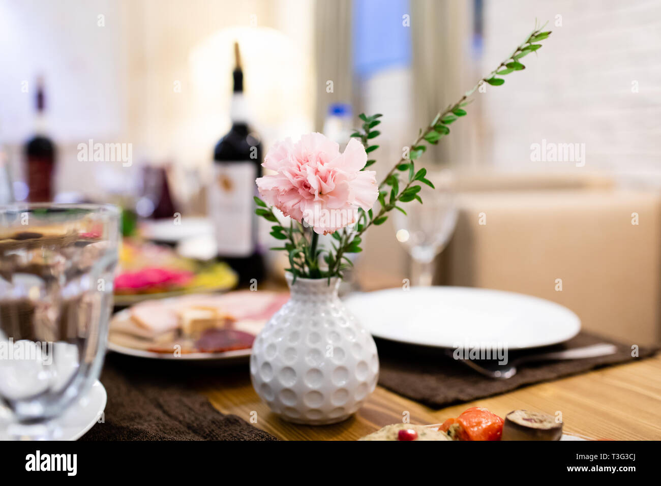 Nozze composizione floreale, matrimoni Addobbi floreali Foto Stock