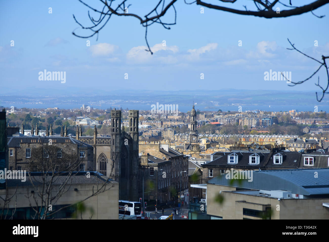 Edimburgo è la capitale della Scozia una vecchia città nel cuore della Scozia ha molte attrazioni turistiche Foto Stock