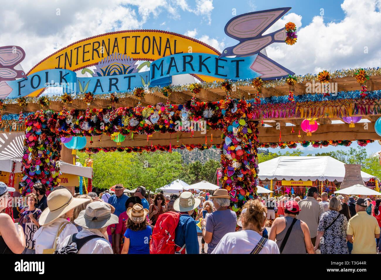 International Folk Art Market 2019 Santa Fe, New Mexico, NEGLI STATI UNITI Foto Stock