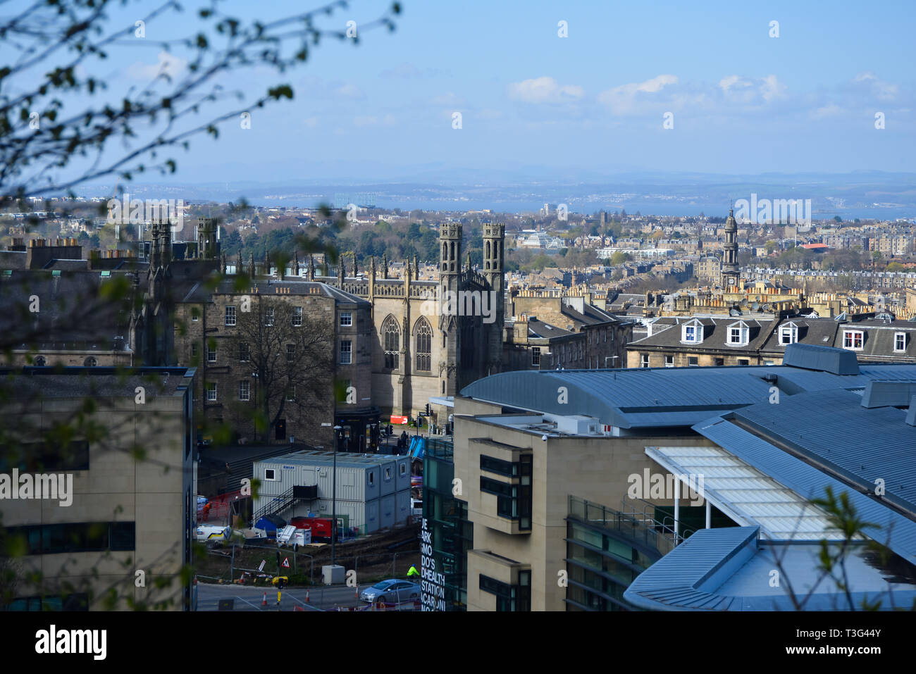 Edimburgo è la capitale della Scozia una vecchia città nel cuore della Scozia ha molte attrazioni turistiche Foto Stock